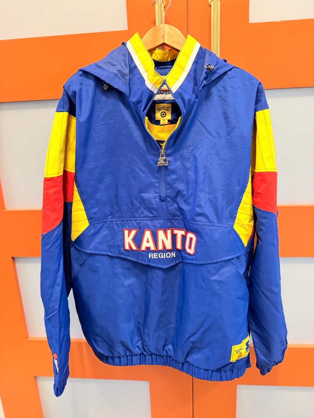 Pokémon x Target × Starter XL Starter Pullover Jacket Unisex Yellow Blue